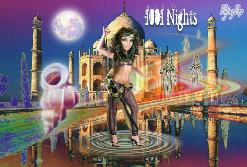 1001Nights Postcard